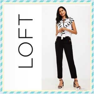 LOFT Delvin Slim Sailor Ankle Pants